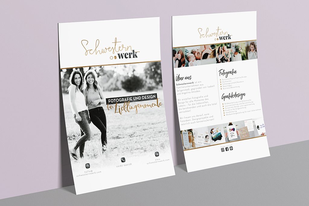 Flyer Schwesternwerk Foto Design Amodeo